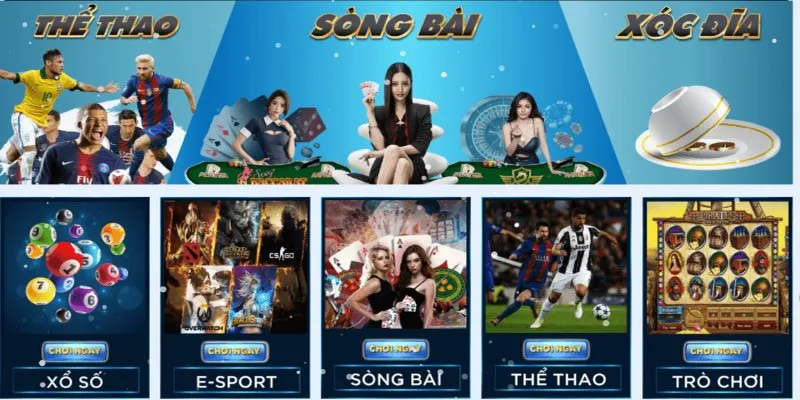 Bạn có thể tham gia chơi các thể loại casino đỉnh cao ngay tại nhà