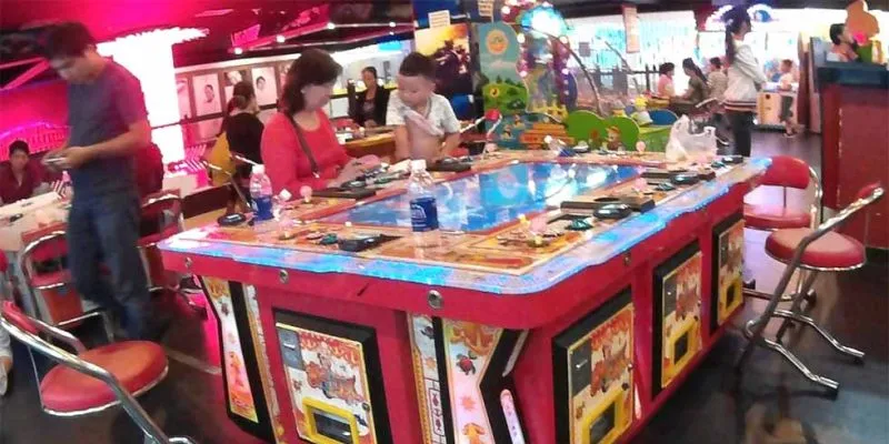 Dùng máy kích điểm bắn cá trực tiếp