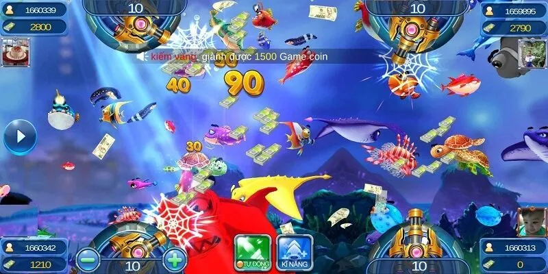 Chơi game bắn cá trên điện thoại được đánh giá cao
