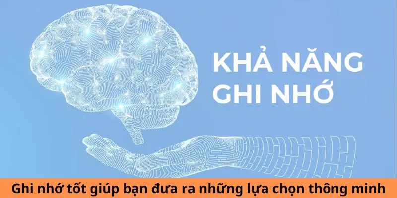 Ghi nhớ tốt giúp bạn đưa ra những lựa chọn thông minh