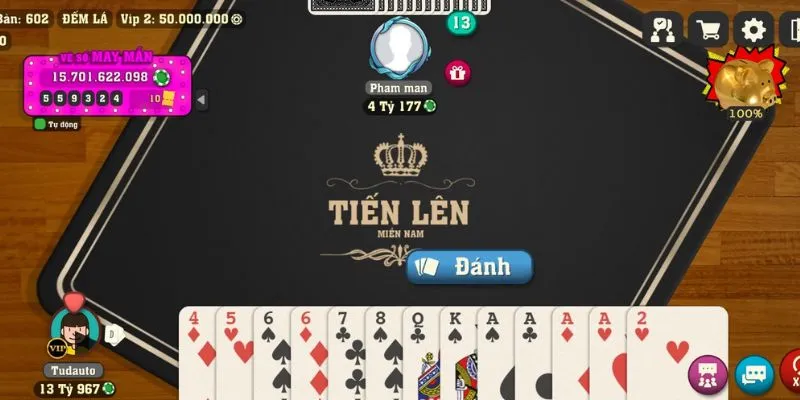 Giới thiệu game bài Tiến lên của miền Nam